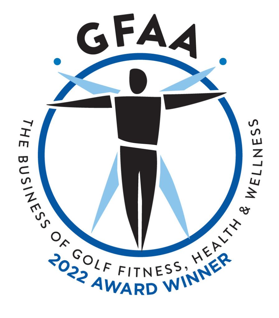 Swing Man Golf is a 2022 Golf Fitness Association of America Award Winner for it's work in golf fitness and swing speed training
